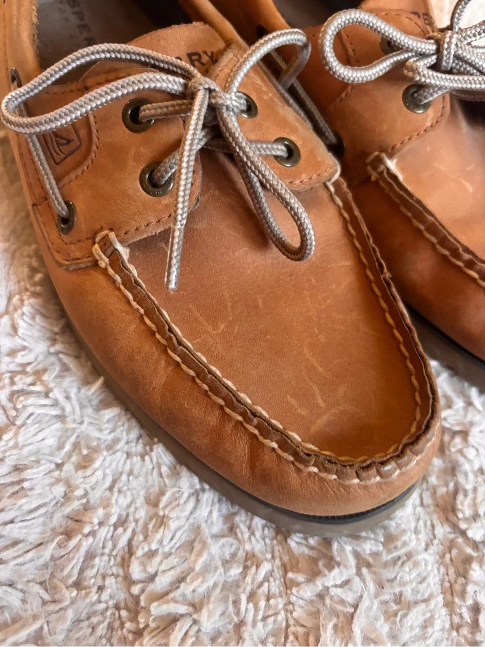 Sperry Topsider Classic Sahara  Leather Boat Shoes